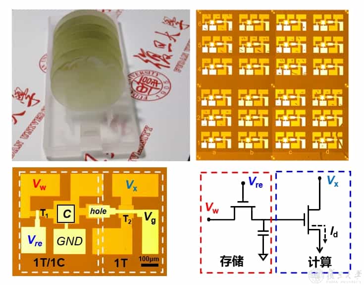 研究团队基于晶圆级二维半导体实现存算融合器件突破