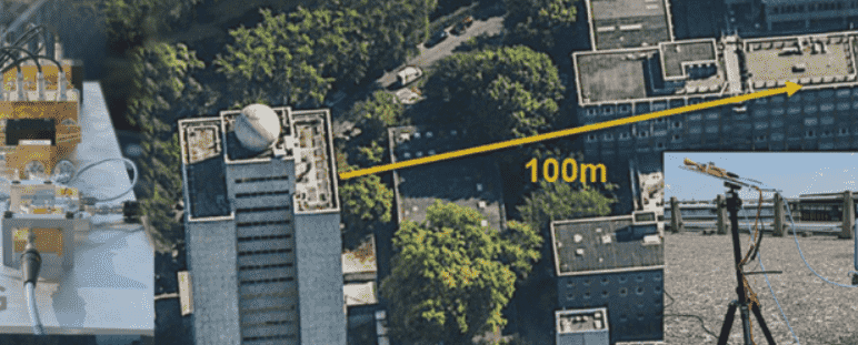 LG与KAIST演示相距100米6G THz频段数据接收和传输 1 LG与KAIST演示相距100米6G THz频段数据接收和传输